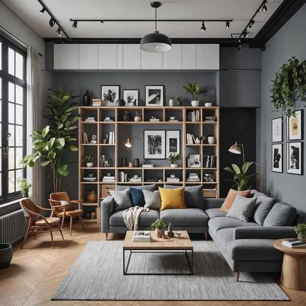 Comment créer un espace de vie multifonctionnel dans un studio?