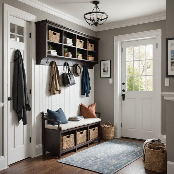 Comment aménager une entrée fonctionnelle avec des rangements intégrés ?