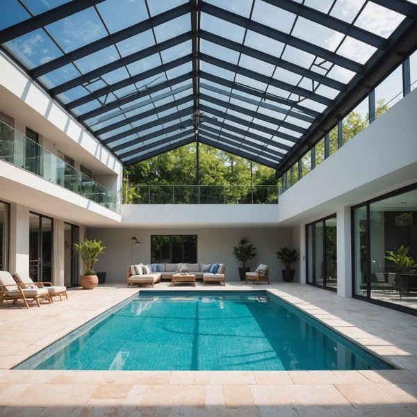 Quels sont les avantages d'une piscine avec un toit rétractable?